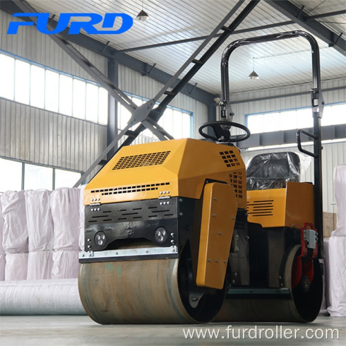 FURD Hot Selling 1 Ton Vibratory Soil Compaction Roller